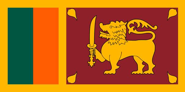 Flagge Sri Lankas